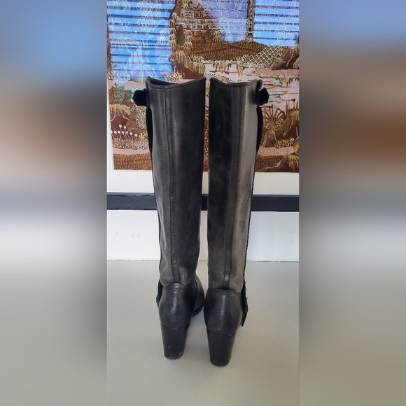 Ariat tall gray heeled boots, size 8.5, style 10012052 - Picture 8 of 9